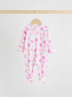 Rose - Lot de 3 dors-bien zippés bidirectionnels bébé (0-2ans)