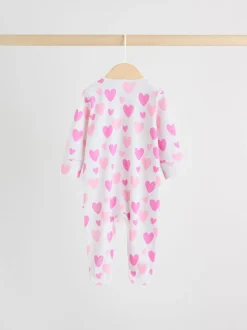Rose - Lot de 3 dors-bien zippés bidirectionnels bébé (0-2ans)