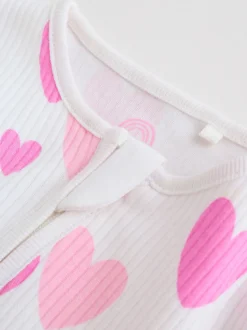 Rose - Lot de 3 dors-bien zippés bidirectionnels bébé (0-2ans)