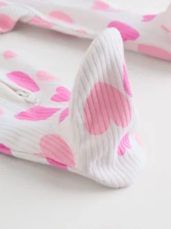 Rose - Lot de 3 dors-bien zippés bidirectionnels bébé (0-2ans)