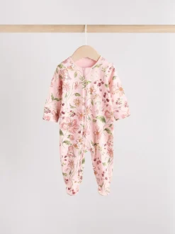 Rose - Lot de 3 dors-bien zippés bidirectionnels (0-2ans)