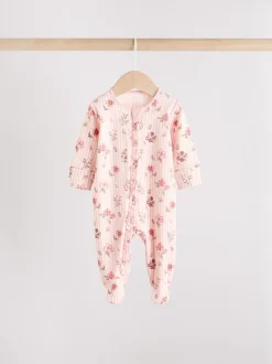 Rose - Lot de 3 dors-bien zippés bidirectionnels (0-2ans)