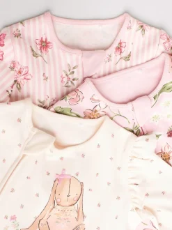 Rose - Lot de 3 dors-bien zippés bidirectionnels (0-2ans)