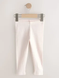 Rose - Lot de 5 leggings côtelés (3mois-7ans)