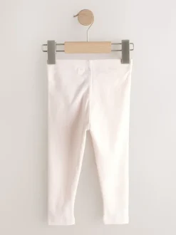Rose - Lot de 5 leggings côtelés (3mois-7ans)