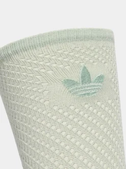 Rose - Lot de 2 paires de Chaussettes Adidas Original Col rond au crochet