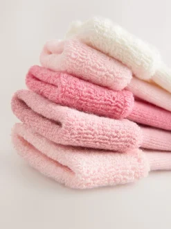 Rose - Lot de 5 paires de chaussettes bébé (0mois à2ans)