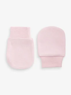Rose - Lot de 3 paires de moufles bébé