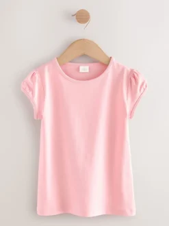 Rose - Lot de 2 t-shirts à manches bouffantes (3-16ans)