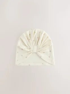 Rose - Lot de 2 turbans pour bébés (0-18mois)