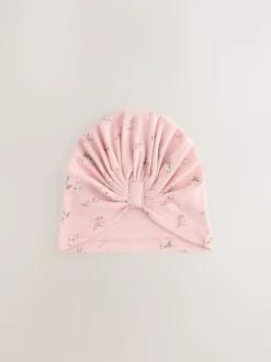 Rose - Lot de 2 turbans pour bébés (0-18mois)