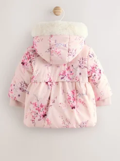 Rose - Manteau Bébé fleuri (0mois-2ans)