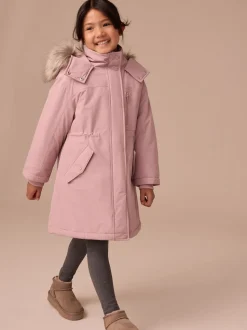 Rose - Manteau matelassé imperméable (3-16ans)