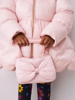 Rose - Manteau rembourré Baker by Ted Baker festonné imperméable avec sac amovible