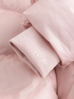 Rose - Manteau rembourré Baker by Ted Baker festonné imperméable avec sac amovible