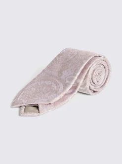 Rose - MOSS Mariage Motif paisley Cravate