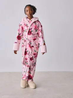 Rose - Peignoir Baker by Ted Baker à imprimé fleuri