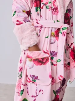 Rose - Peignoir Baker by Ted Baker à imprimé fleuri