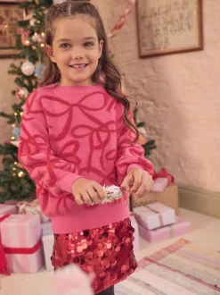 Rose - Pull Angel & Rocket Livia à nœud