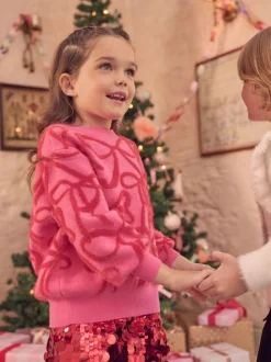 Rose - Pull Angel & Rocket Livia à nœud