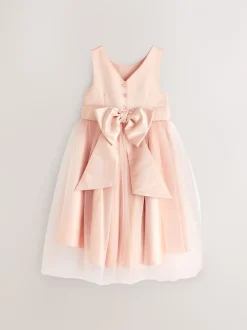 Rose - Robe Nœud pour Fille Fleurie (3mths-16yrs)