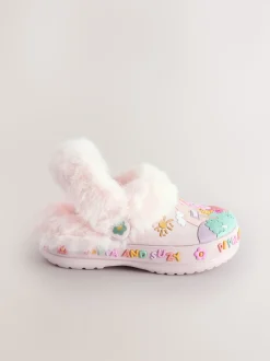 Rose - Sabots chaussons doublés confortables Peppa Pig
