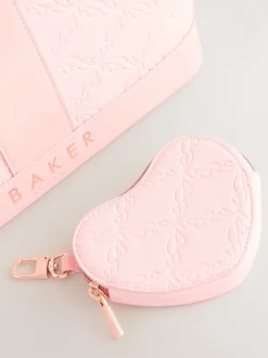 Rose - Sac cabas Baker by Ted Baker en PU en relief