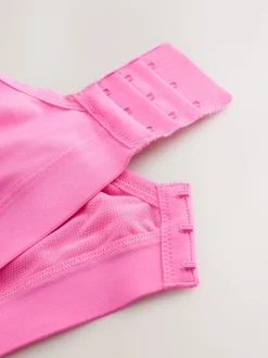 Rose - Soutien-gorge de sport à maintien ultime sans rembourrage Minimisant à armatures Dry Tech à impact élevé