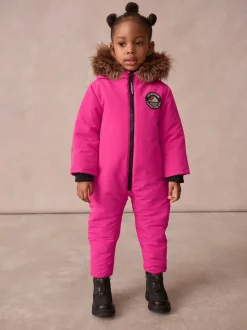 Rose - Superdry Everest Combinaison de ski