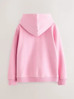Rose - Superdry Logo Sweat-shirt à capuche