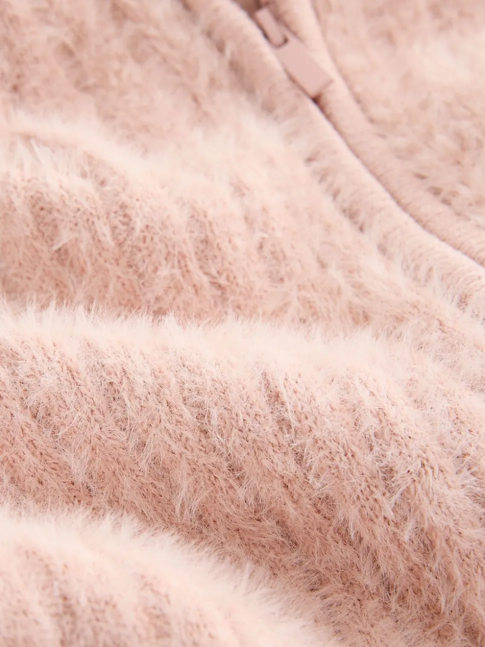 Rose - Sweat-shirt à capuche zippé moelleux (3-16ans)