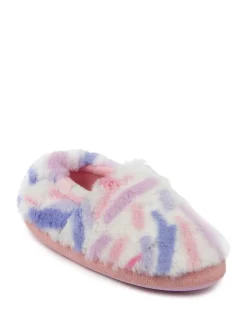 Rose - Totes Vert Short Full Back Fleece Winter Slippers