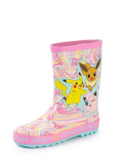 Rose - Vanilla Underground Kid Bottes en caoutchouc Pokemon enfant avec poignées