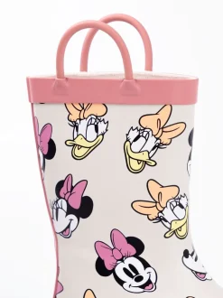 Rose - Vanilla Underground Bottes en caoutchouc Mickey & Pluto garçon avec poignées