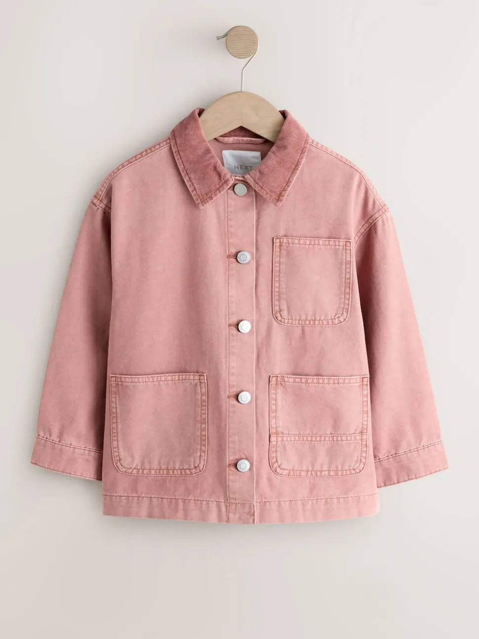 Rose - Veste à col en velours côtelé (3-16ans)