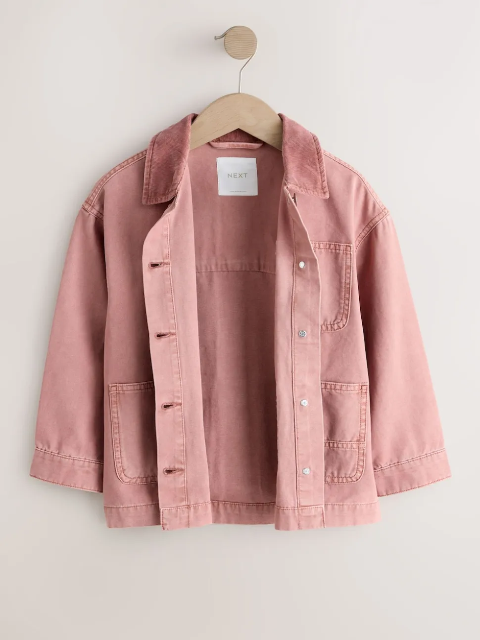 Rose - Veste à col en velours côtelé (3-16ans)