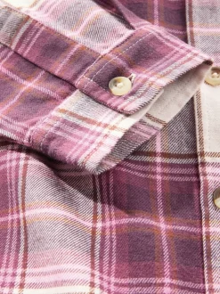 Rose baie - Chemise à carreaux (3-16ans)