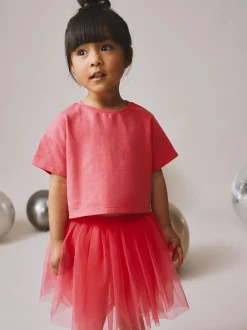 Rose baie - Ensemble haut et jupe tutu (3mois-7ans)