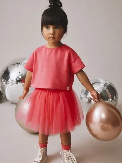 Rose baie - Ensemble haut et jupe tutu (3mois-7ans)