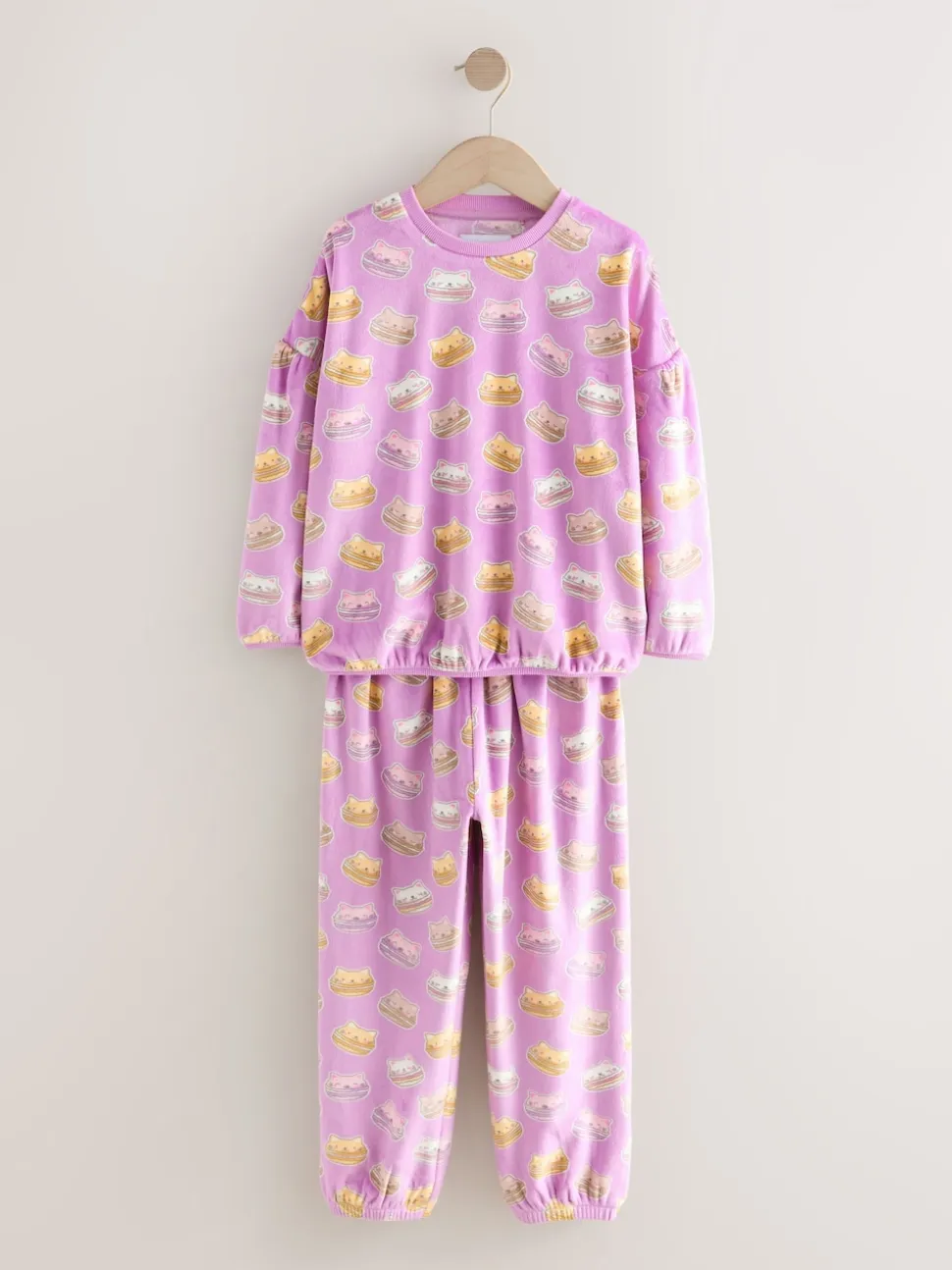 Rose Cataroon - Pyjama en laine polaire (3-16ans)