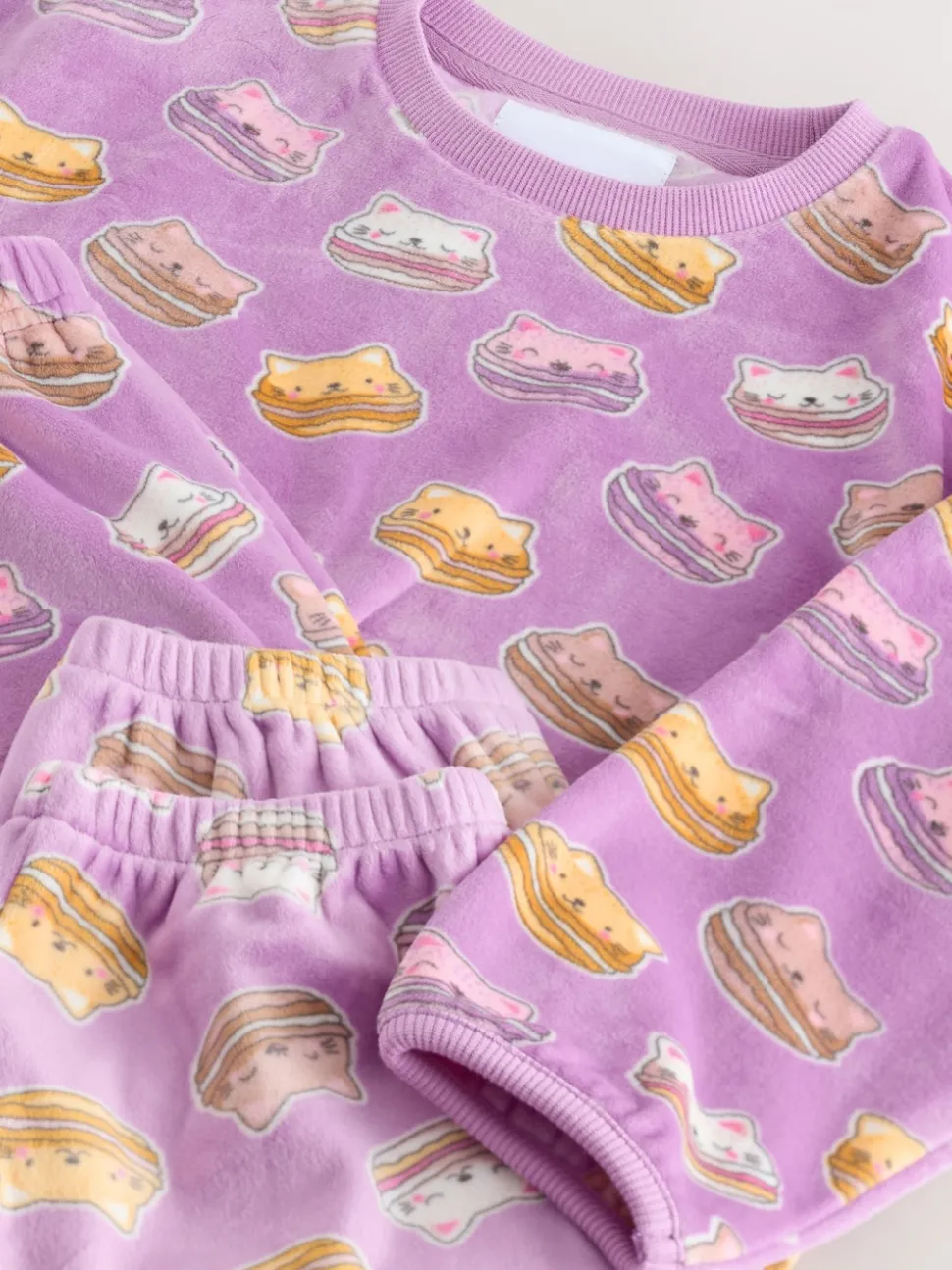 Rose Cataroon - Pyjama en laine polaire (3-16ans)