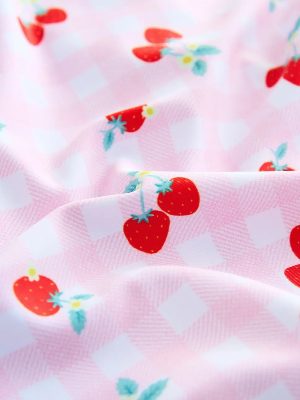 Rose cerise vichy - Maillot de bain Sunsafe (3mths-10yrs)