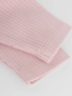 Rose chocolat - Lot de 5 bodies bébé à manches longues