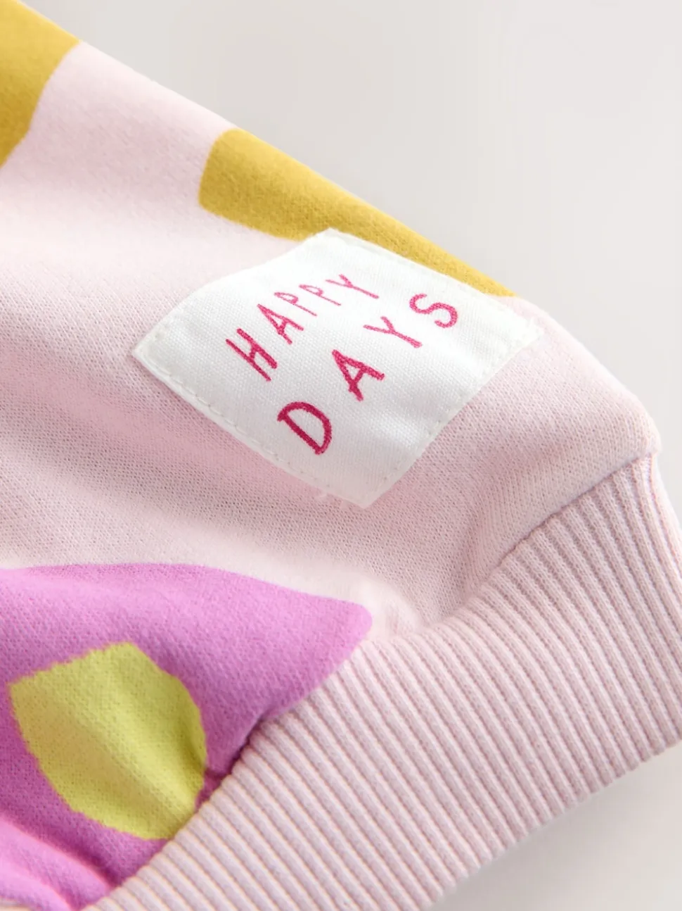 Rose clair à fleurs - Ensemble sweat et legging évasé (3mois-7ans)