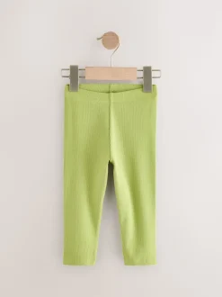 Rose clair - Lot de 5 leggings côtelés (3mois-7ans)