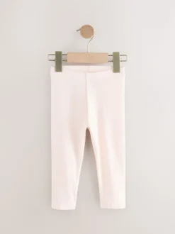 Rose clair - Lot de 5 leggings côtelés (3mois-7ans)