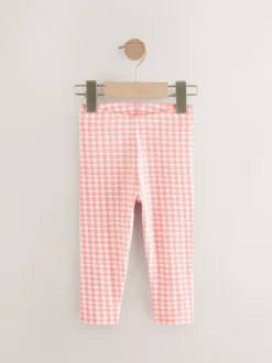 Rose clair - Lot de 5 leggings côtelés (3mois-7ans)