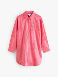 Rose corail - Chemise texturée Cornelli