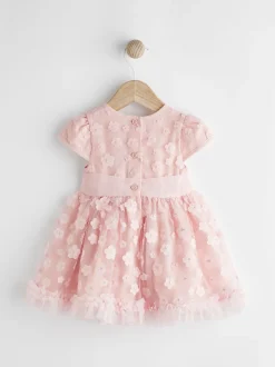 Rose 3D Fleurs - Robe d'occasion pour bébé (0mths-2yrs)