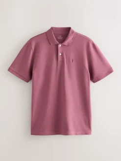 Rose Damas - Ajustement régulier - Polo Manches courtes Pique